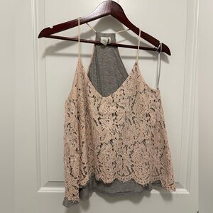 Paper Crane Spaghetti Strap Lace Camisole